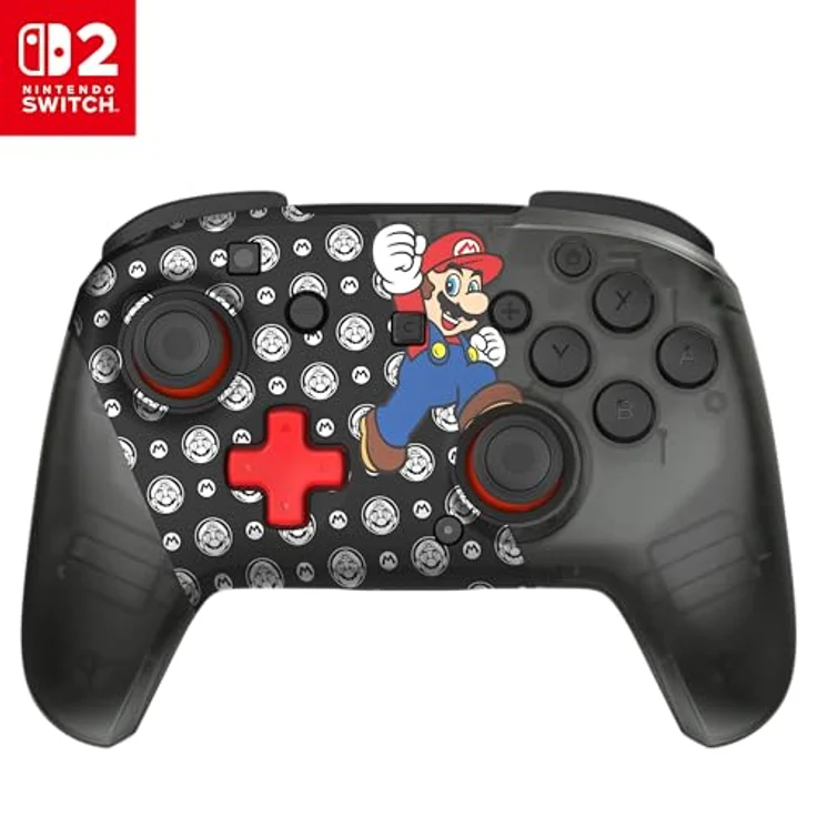 Turtle Beach Rematch Wireless Gaming Controller: Super Mario Jump – Nintendo Switch 1 und 2, kabellos, mit 40 Stunden Akkulaufzeit und Bewegungssteuerung – Bild 1
