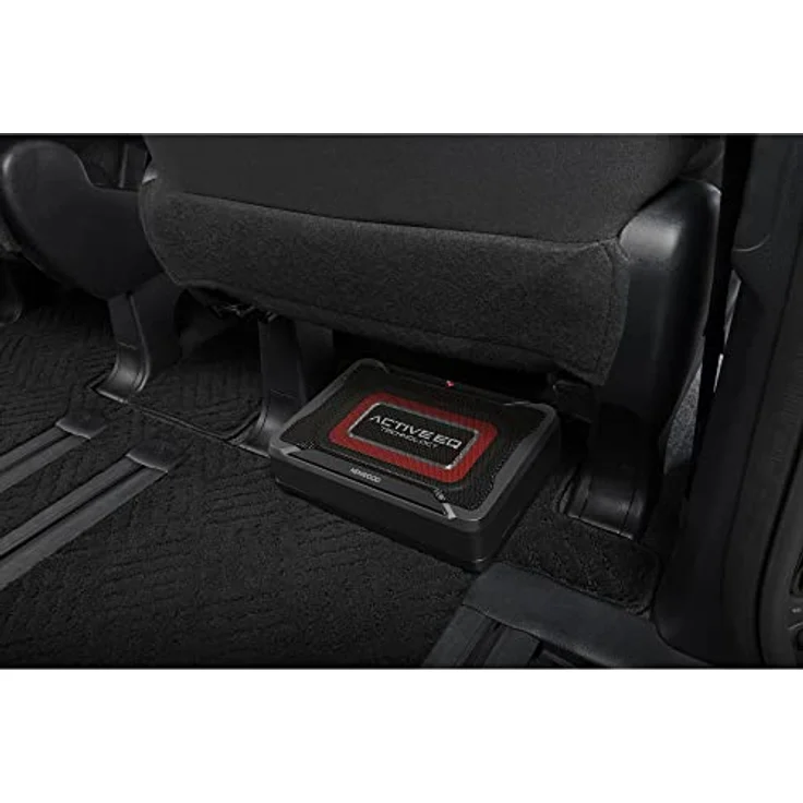 KENWOOD KSC-PSW7EQ, Aktiver Subwoofer mit 160 W Ausgangsleistung, Aluminium-Gehäuse, kompakt 280 mm x 220 mm x 70 mm – Bild 2