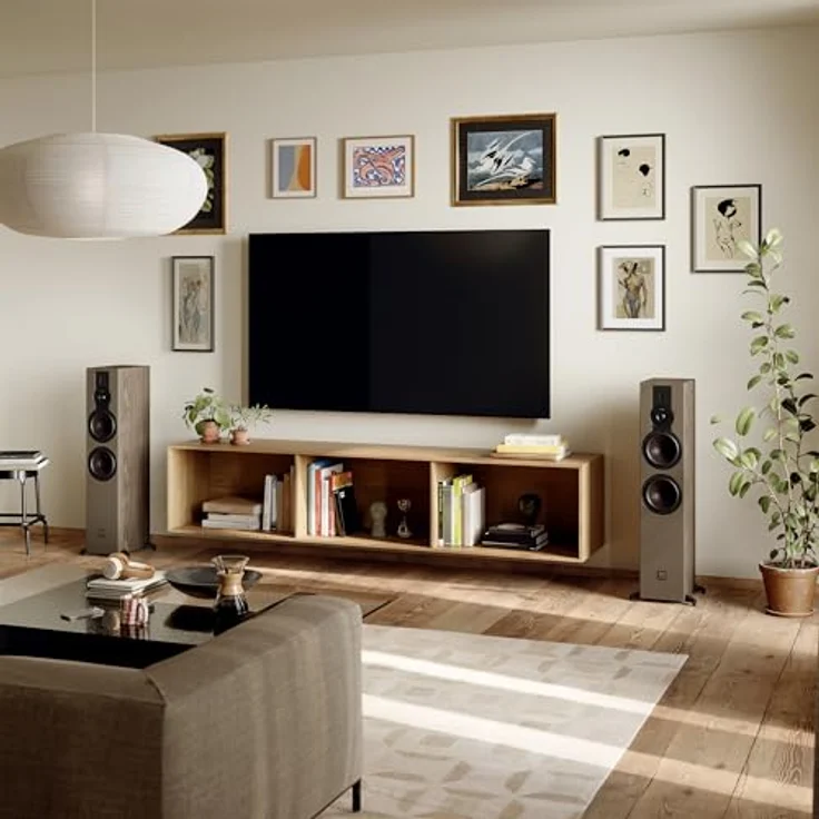 DALI SONIK 7, Premium Standlautsprecher (Paar) mit 2 x 7″ Clarity Cone™ Tiefmitteltönern, Hybrid-Hochtöner & SMC™ Technologie – Black Ash – Bild 2