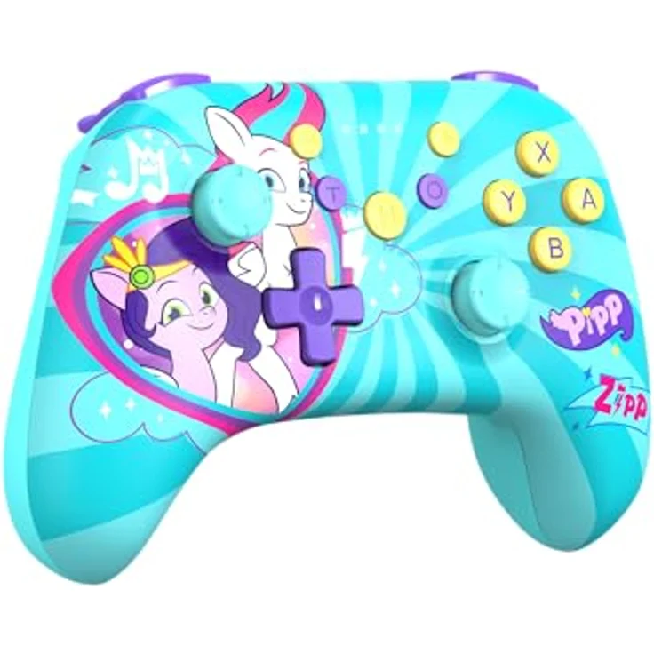 FREAKS & GEEKS 299356 MY LITTLE PONY Controller, Türkis, Wireless Nano Gamepad für Nintendo Switch und PC – Bild 4