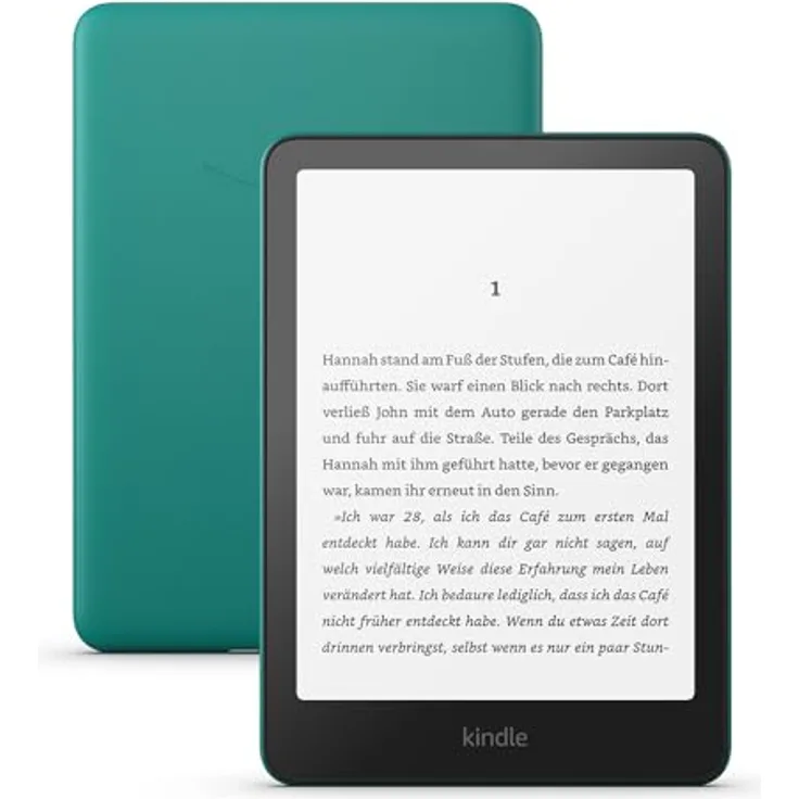 Amazon Kindle Paperwhite (16 GB) 2024 – 7-Zoll-Display, wochenlange Akkulaufzeit, Werbung, jadegrün