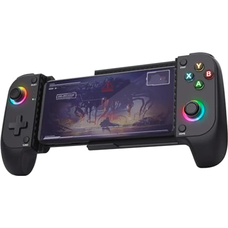 Trust GXT735 Mylox Wireless Mobile Controller, Bluetooth 5.0 für Android und iOS, mit RGB-LED-Tasten und 12 Stunden Akkulaufzeit, Schwarz – Bild 1