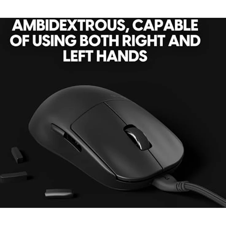 Pulsar Gaming Gears X2A, kabelgebundene Gaming-Maus mit PixArt PAW3395-Sensor, 26.000 DPI, ergonomischem Design, schwarz – Bild 2