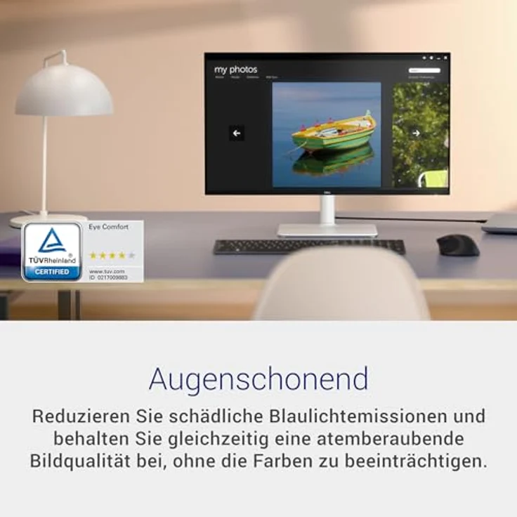 Dell 27 Plus Monitor S2725DSM, QHD (2560x1440), 144Hz, 1ms MPRT, IPS, Höhenverstellbar, integrierte Lautsprecher, Weiß, 3 Jahre Garantie – Bild 5