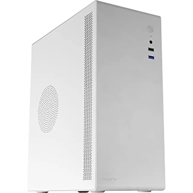 Tacens ORUMX Weiß ATX Semitower Gehäuse, ultra-kompakt mit 80mm-Lüfter für MicroATX und Mini-ITX, Stahlstruktur, erweiterbar для 4 HDD/SSD – Bild 1