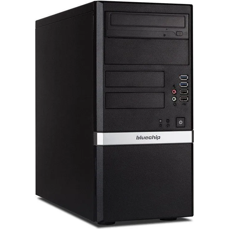 bluechip INDUSTRYline T5024, Desktop-PC, Intel Core i5-14400, 16 GB RAM, 500 GB NVMe SSD, Intel UHD Grafik, Windows 11 Pro, Schwarz