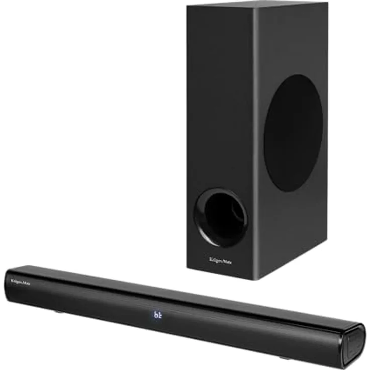 Krüger&Matz Planet 2.1 Soundbar, leistungsstarke Soundbar mit Subwoofer
