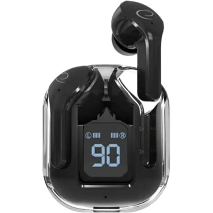 Esperanza EH238K In-Ear-Bluetooth-Kopfhörer, Schwarz, hochwertige Klangqualität, ergonomisches Design