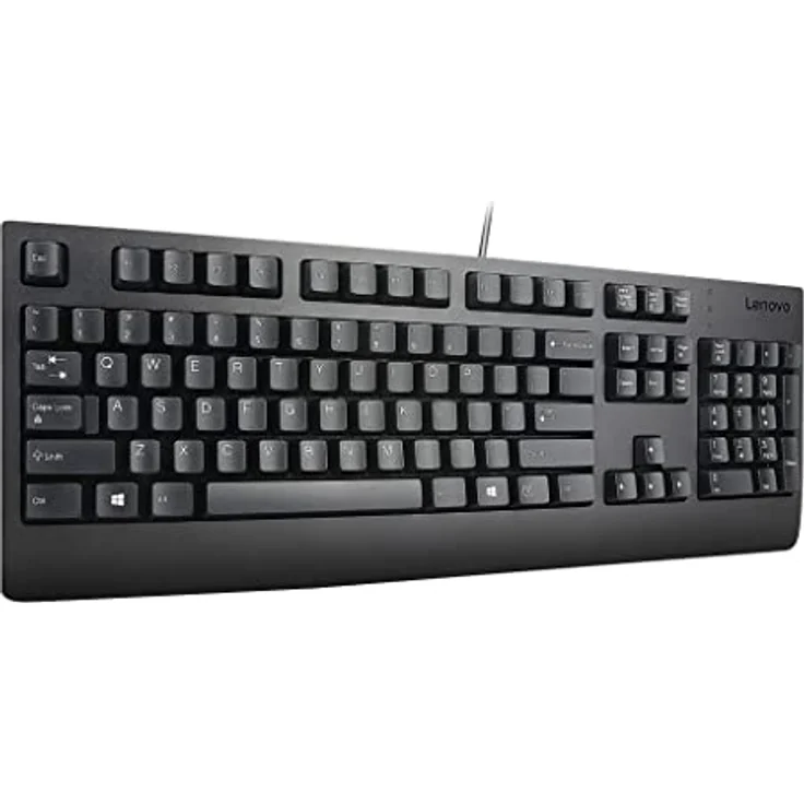 Lenovo Preferred Pro II Tastatur, USB QWERTZ mit gummierter Handgelenkauflage und verstellbaren Kippfüßen (4Y41R64596) – Bild 2