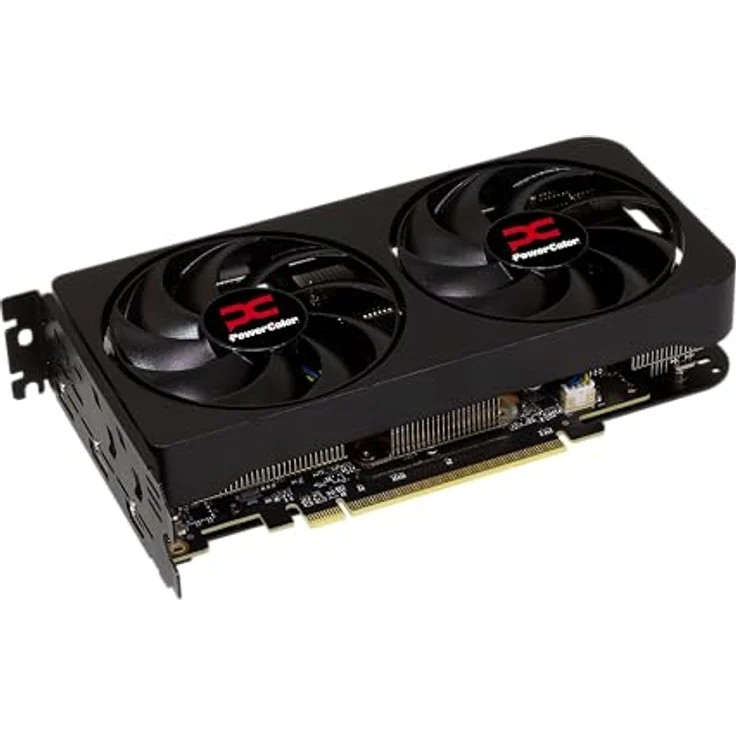PowerColor Reaper AMD Radeon RX 9060 XT, Grafikkarte mit 8GB GDDR6, 1x HDMI 2.1b, 2x DisplayPort 2.1a, 500W Systemleistung – Bild 5