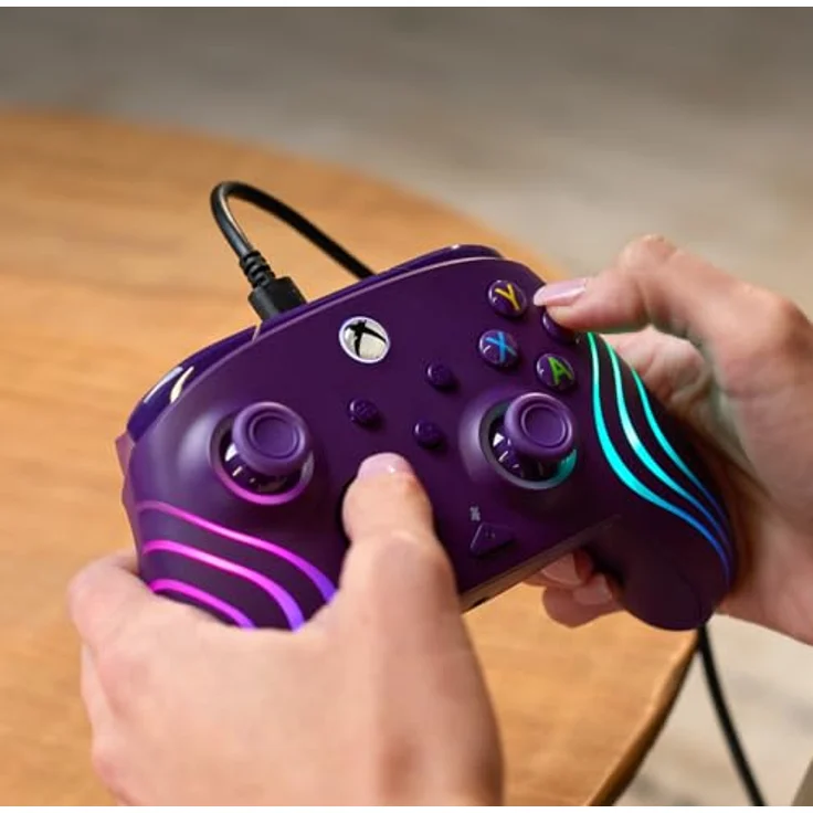 Turtle Beach Afterglow Wave Wired Controller · XB · Violett, Gaming Controller für Xbox Series X/S, Xbox One S und PC mit RGB-Beleuchtung, programmierbaren Tasten und ergonomischem Design – Bild 10