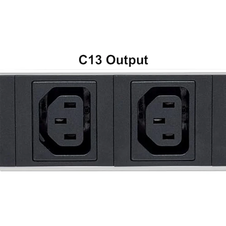 Intellinet 19'' 8-fach IP-Steckdosenleiste Smart PDU mit C13-Kaltgerätesteckdosen Kontrolliert Strom sowie Temperatur und Luftfeuchtigkeit C20-Stromeingang HE schwarz 163682 – Bild 3