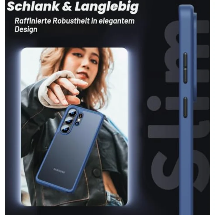 U Ultimate24Style Premium Hülle für Samsung Galaxy S26 Ultra – Luftpolster-Technologie, kratzfest & ergonomisch, Blau – Bild 4