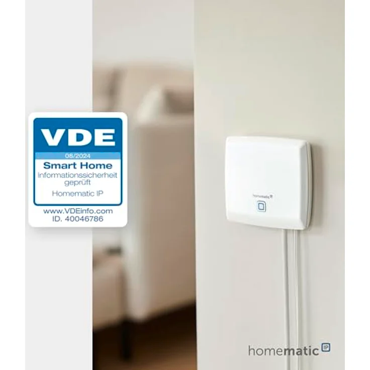 Homematic IP HmIP-SK20 Starter Set Beschattung, Smart Home Hub mit Rollladenaktoren und Tasterwippen, Weiss – Bild 4