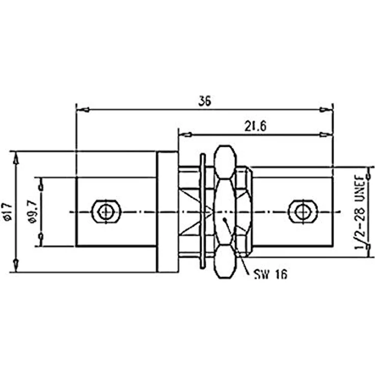 Telegärtner BNC-Durchführung BNC-Buchse, Antennenkabel, 1 Stück – Bild 2