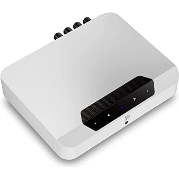 Bluesound Powernode Edge Kompakter Kabelloser Hochauflösender Multiroom Musik-Streamer - Weiß – Bild 3