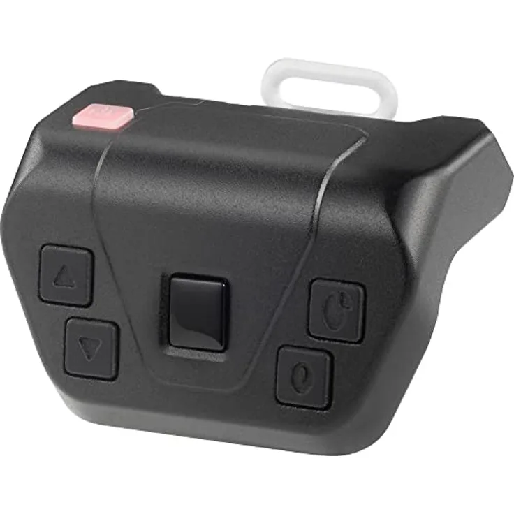 Renkforce Kabellose tragbare Fingermaus mit Bluetooth, integriertem Touchpad und magnetischem Ladekabel, schwarz