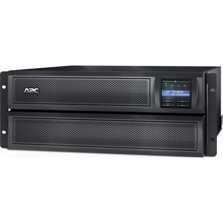 APC Smart UPS X 2200VA, Line-Interaktive USV mit Netzwerk Karte, 1980 W, Short-Depth Tower/Rack Convertible, LCD 200-240V