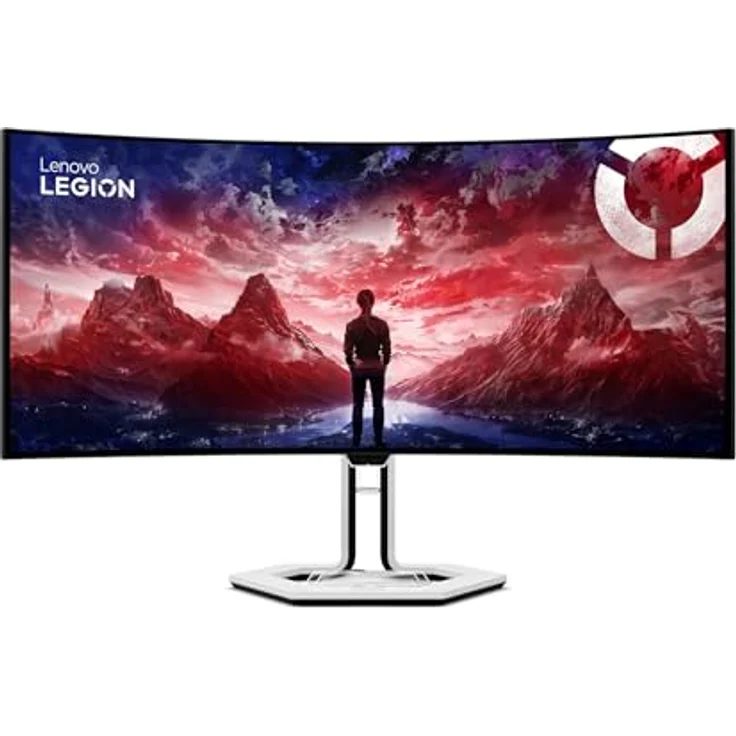Lenovo Legion Pro 34wd-10, 34" WQHD Gaming Monitor, 3440x1440, 240Hz, 0.03ms Reaktionszeit, OLED Panel, USB-C, HDMI, DisplayPort, AMD FreeSync Premium Pro, integrierte Lautsprecher, schwarz – Bild 1