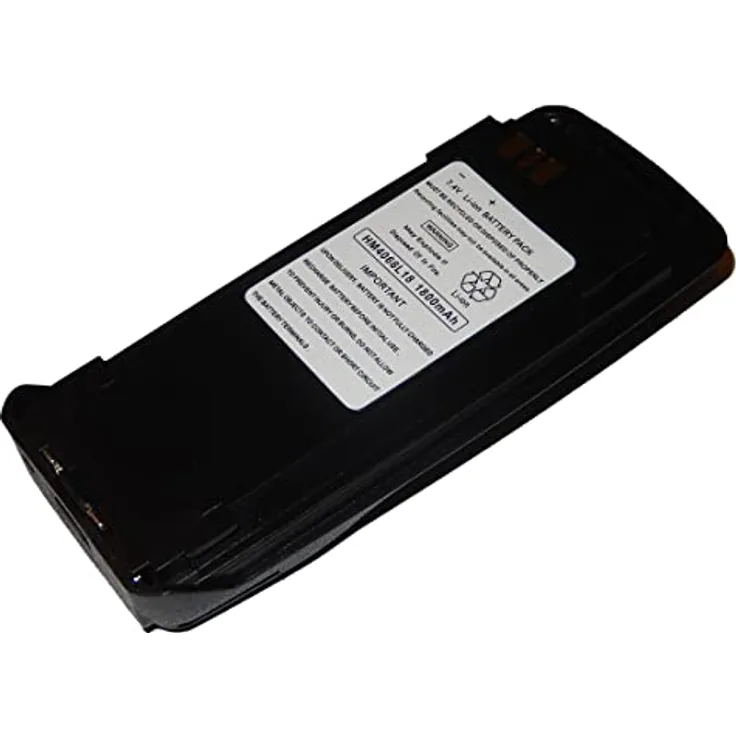 VHBW Akku mit Gürtelclip, geeignet für Funkgerät, Walkie Talkie Motorola MOTOTRBO XiR 8268, XiR P8200, XiR P8208, XiR P8260, XiR P8268, XPR 4380, XPR 6100, XPR 6300, XPR 6350, XPR 6500 1800 mAh, 7,4 V, Li-Ion