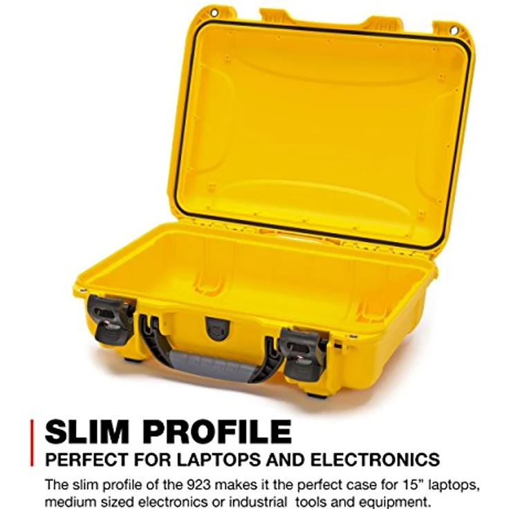 Nanuk 923, Kamera Schultertasche, 16.70 l, robust und wasserdicht, gelb mit TSA-Verriegelung – Bild 3