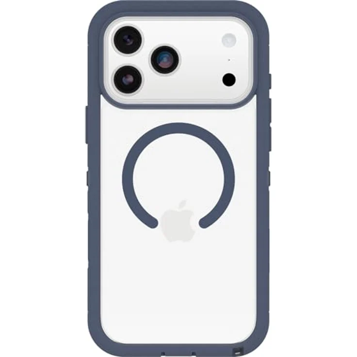 OtterBox Defender Series Pro XT Clear MagSafe Hülle für iPhone 17 Pro Max, stoßfest, 7x militärisch getestet, transparent/blau – Bild 2