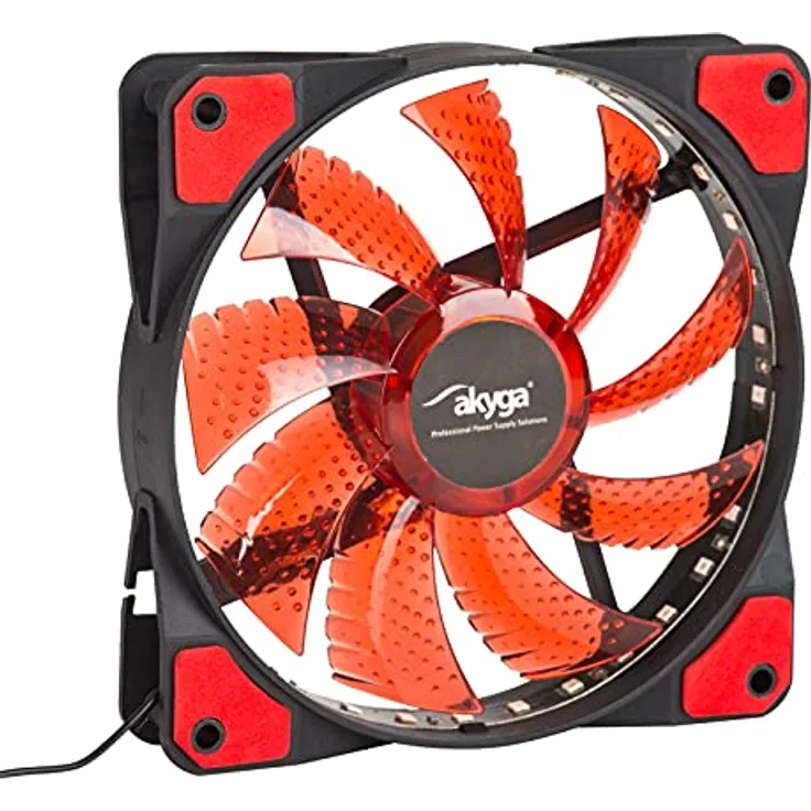 Akyga System fan AW-12E-BR 120mm 33 LED red Molex
