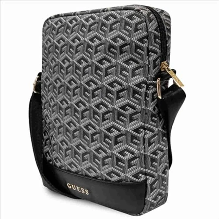 CG MOBILE Guess Tasche GUTB10HGCFSEK 10" Schwarz GCube Stripe Tablet Bag, Kunstleder, Innenmaterial: Polyester/Nylon, 27 x 20 x 5 cm – Bild 2