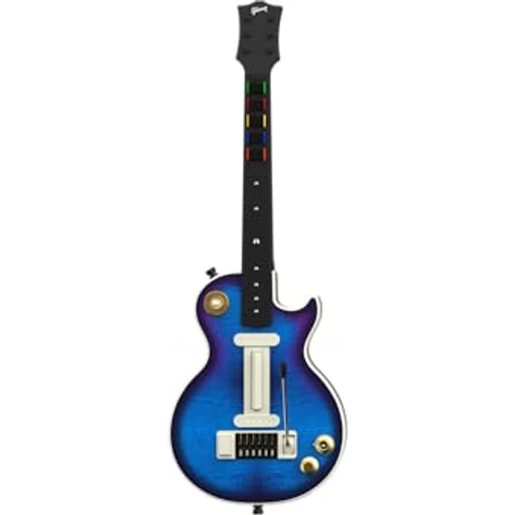 CRKD Gibson Les Paul Blueberry Burst Pro Edition, Multi-Platform Guitar Controller mit haptischem Feedback und modularer Bauweise – Bild 1