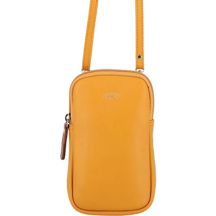 Jump Uppsala Cuir Handytasche, 100% Leder, 13 cm, gelb