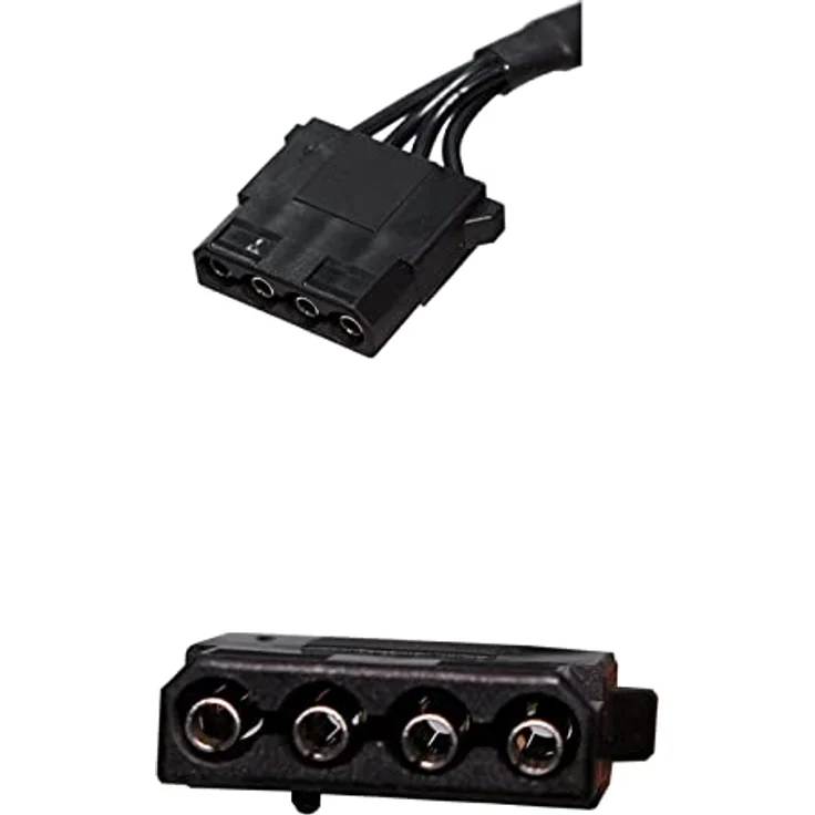 Xilence XZ183 4PIN IDE/HDD Kabel, 3x 4PIN Anschlüsse, 500mm, Netzteile der Serie X und A+III, schwarz – Bild 3