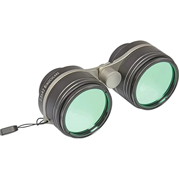 Omegon Astronomie Fernglas 2.1x42, lichtstarkes Okular mit 26° Gesichtsfeld für Himmelsbeobachtung und Orientierung – Bild 2