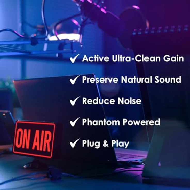 Cloud Microphones Cloudlifter CL-Zi Mikrofonvorverstärker (Neutrik-Combo-Eingang, Vorverstärkung bis zu +25 dB, variabler Hochpassfilter) blau – Bild 3