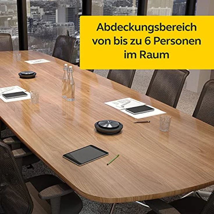 Jabra Speak 710 Konferenzlautsprecher – Unified Communications zertifizierter tragbarer Lautsprecher mit Bluetooth Adapter und USB-Anschluss – Für Laptop, Smartphone und Tablet – Bild 6