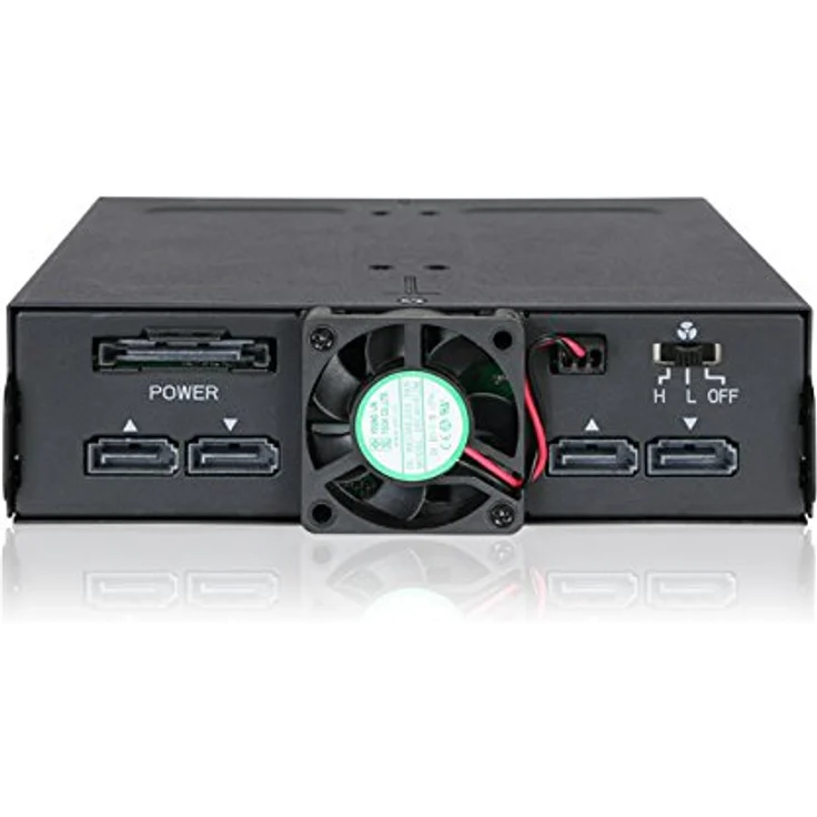 ICY DOCK SATA Hot Swap Wechselrahmen für 4X 2,5 Zoll (6,4cm) SSD-HDD - Vollmetall ToughArmor MB607SP-B – Bild 4