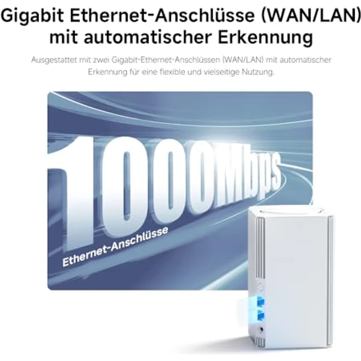 Xiaomi Mesh System AC1200 EU(2-Pack), WLAN-Mesh mit Dual-band 1200 Mbps – Bild 11