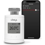 ubisys Zigbee Heizkörper-Thermostat H1: Smarte Funk-Heizungssteuerung zur Temperaturregelung per App – Made in Germany, keine Datenverfolgung, einfache Installation