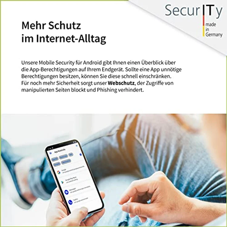 G DATA Mobile Security 2024, Antivirenprogramm für Android, 3 Geräte, 1 Jahr, Phishing Schutz, Made in Germany, Aktivierungskarte per Post – Bild 3