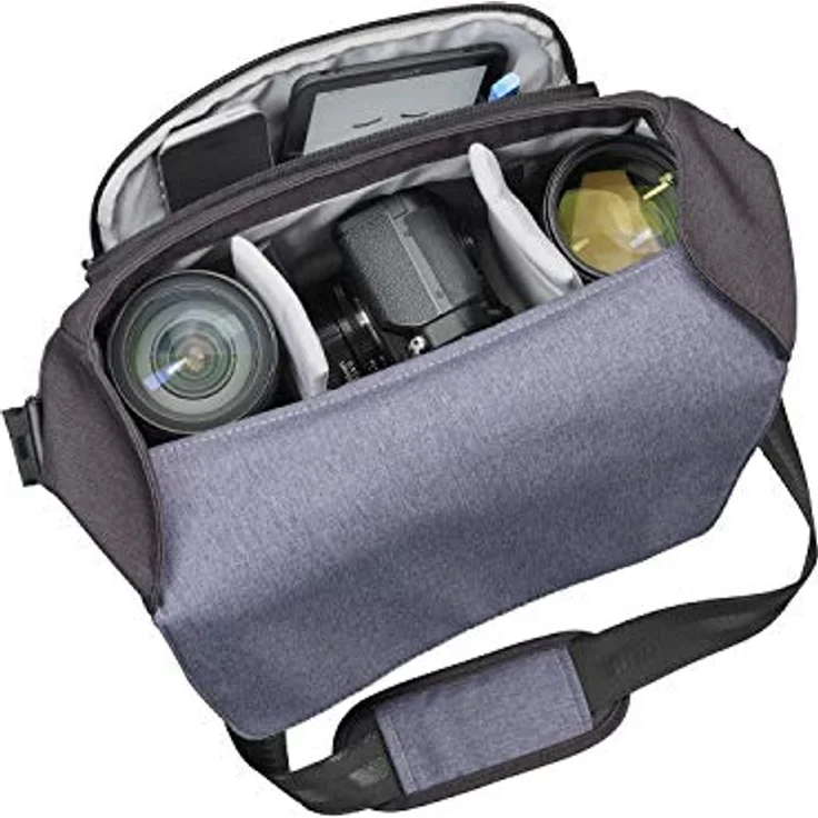 Cullmann Bristol Maxima 333+ Kameratasche im Messenger-Stil mit Tablet-Fach, Farbe blau - Preisvergleich – Bild 3