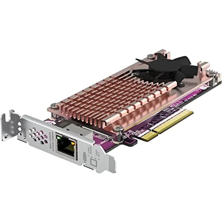 Qnap 2 x PCIE2280 M.2SSD SL PCIEGEN3X8 1 x AQC113C 10GBE NBASE-T Port