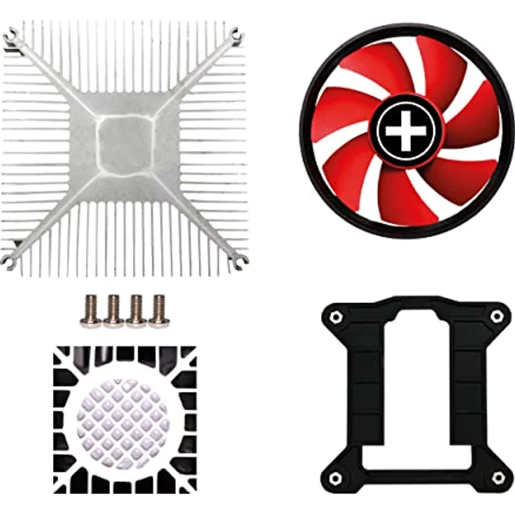 Xilence I350PWM CPU Kühler, Top Blow für Intel LGA 1700, 92mm PWM Lüfter, 110W TDP, rot – Bild 5