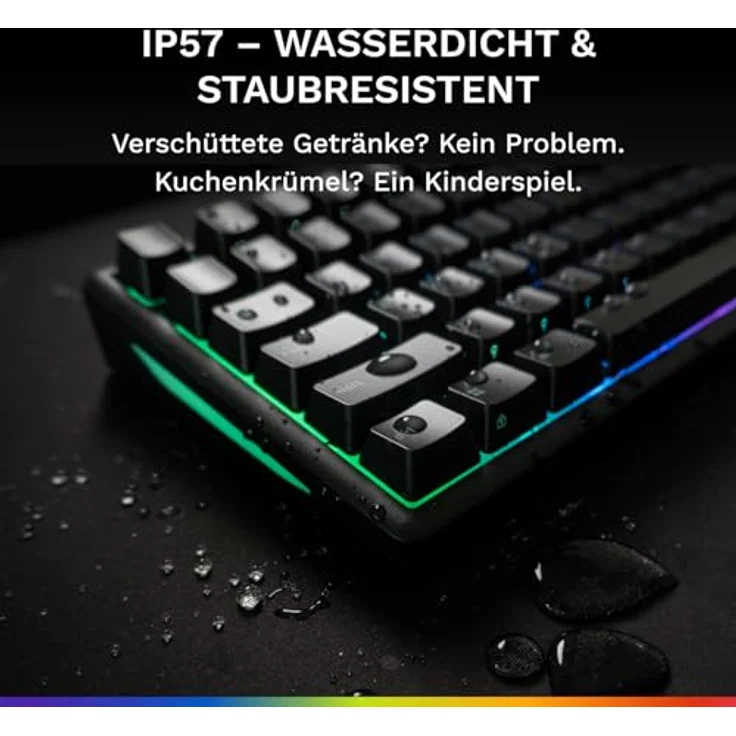 Glorious PC Gaming Race GMBK 75% RGB-Gaming-Tastatur, Kabelgebunden, Schwarz, IP57 wasserdicht, austauschbare Tastenkappen – Bild 4