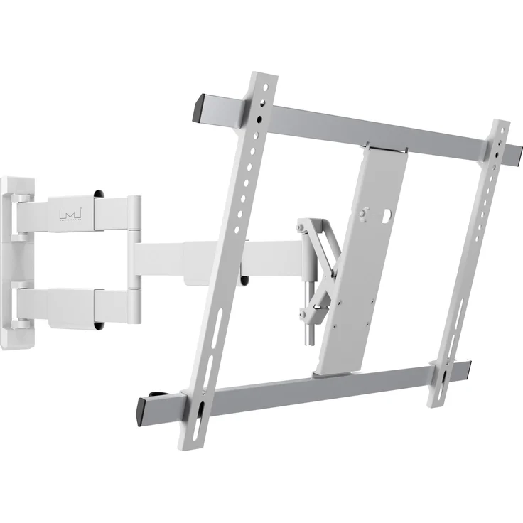 Multibrackets Wandhalterung bis 65" weiss Metall max. 30 kg TV Wandhalterung, Weiss, neigbar 15° schwenkbar 90° links - 90° rechts, VESA 200x200-600x400mm