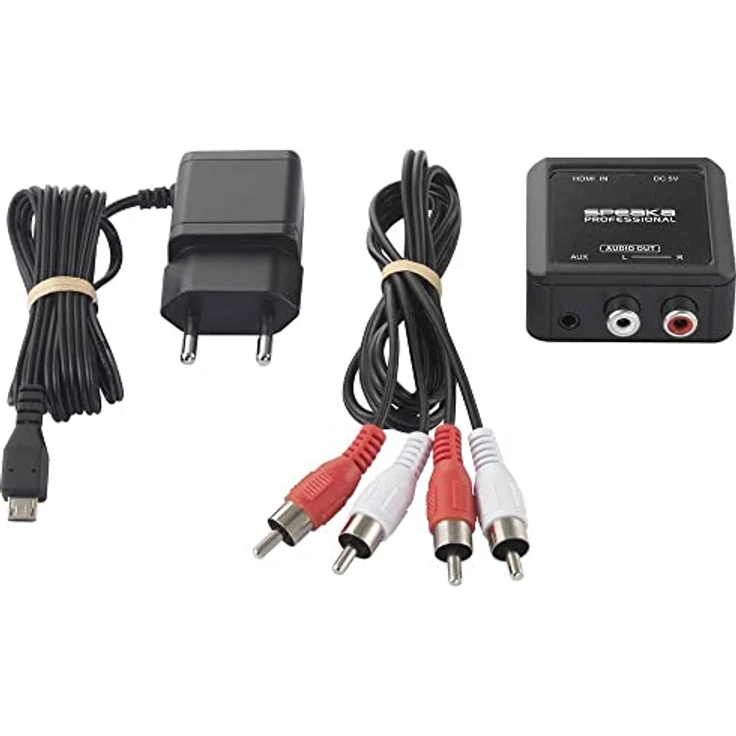 SpeaKa Professional Audio Konverter [HDMI - Cinch] – Bild 4