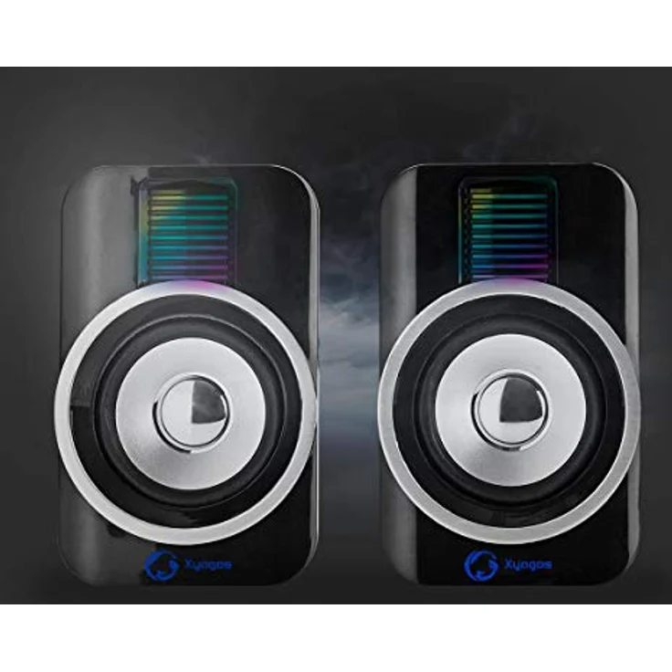 NEDIS GSPR20020BK Gaming-Lautsprecher | 2.0 | RGB | USB-betrieben | 3,5-mm-Klinke | RMS: 10 W – Bild 3