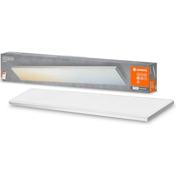 LEDVANCE SMART+ WIFI PLANON FRAMELESS Smarte LED Deckenleuchte, Panel für Innen mit WiFi Technologie, Lichtfarbe änderbar (3000K-6500K), 800mm x 100mm, Kompatibel mit Google und Alexa Voice Control – Bild 2