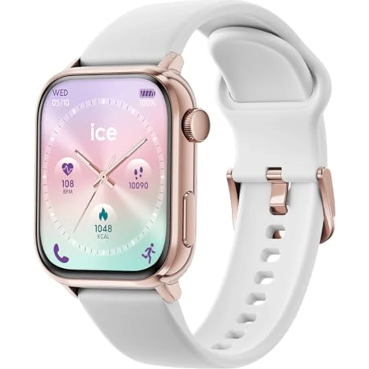 ICE-WATCH Ice Smart 3.0 Rose Gold White 1.78 AMOLED GPS Smartwatch für Damen - wasserdicht, GPS, Silikonarmband – Bild 2