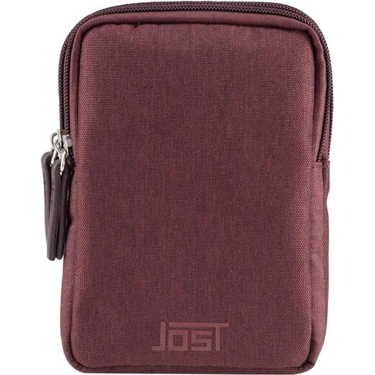Jost Bergen Handytasche, 12 cm x 4 cm x 16 cm, aus 100% Polyester, rot