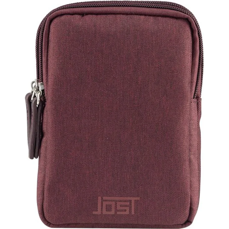 Jost Bergen Handytasche, 12 cm x 4 cm x 16 cm, aus 100% Polyester, rot