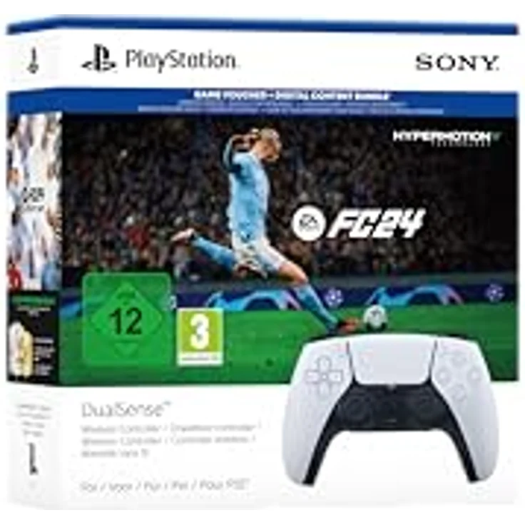 Sony DualSense Controller PS5 inkl EA Sports FC 24, Gamepad mit haptischem Feedback und adaptiven Triggern – Bild 2